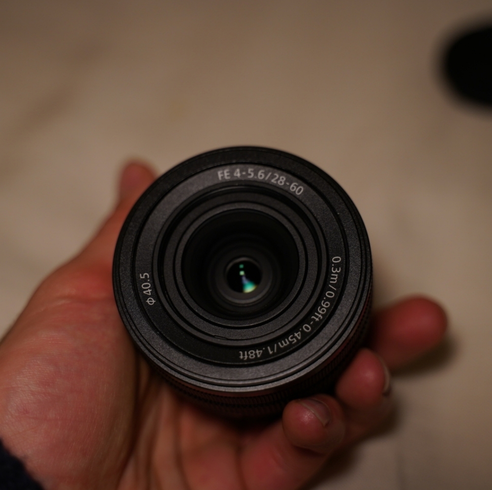 Sony FE 28-60 F4-5.6 lens